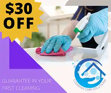 coupon to save $30 in the first cleaning