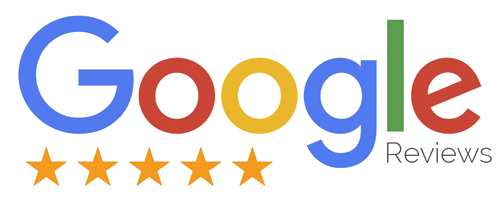 google logo with 5 stars