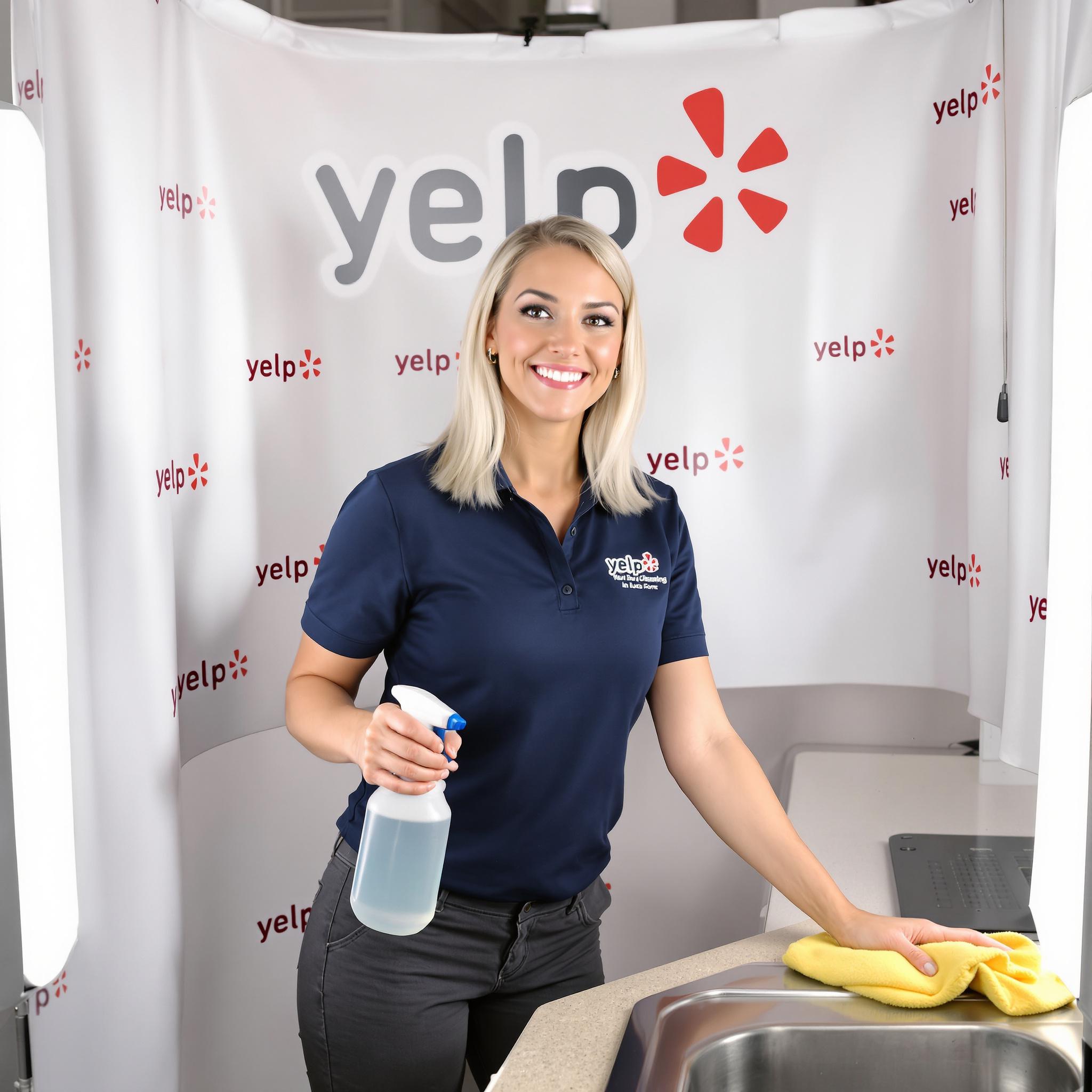 yelp logo with type of house cleaning