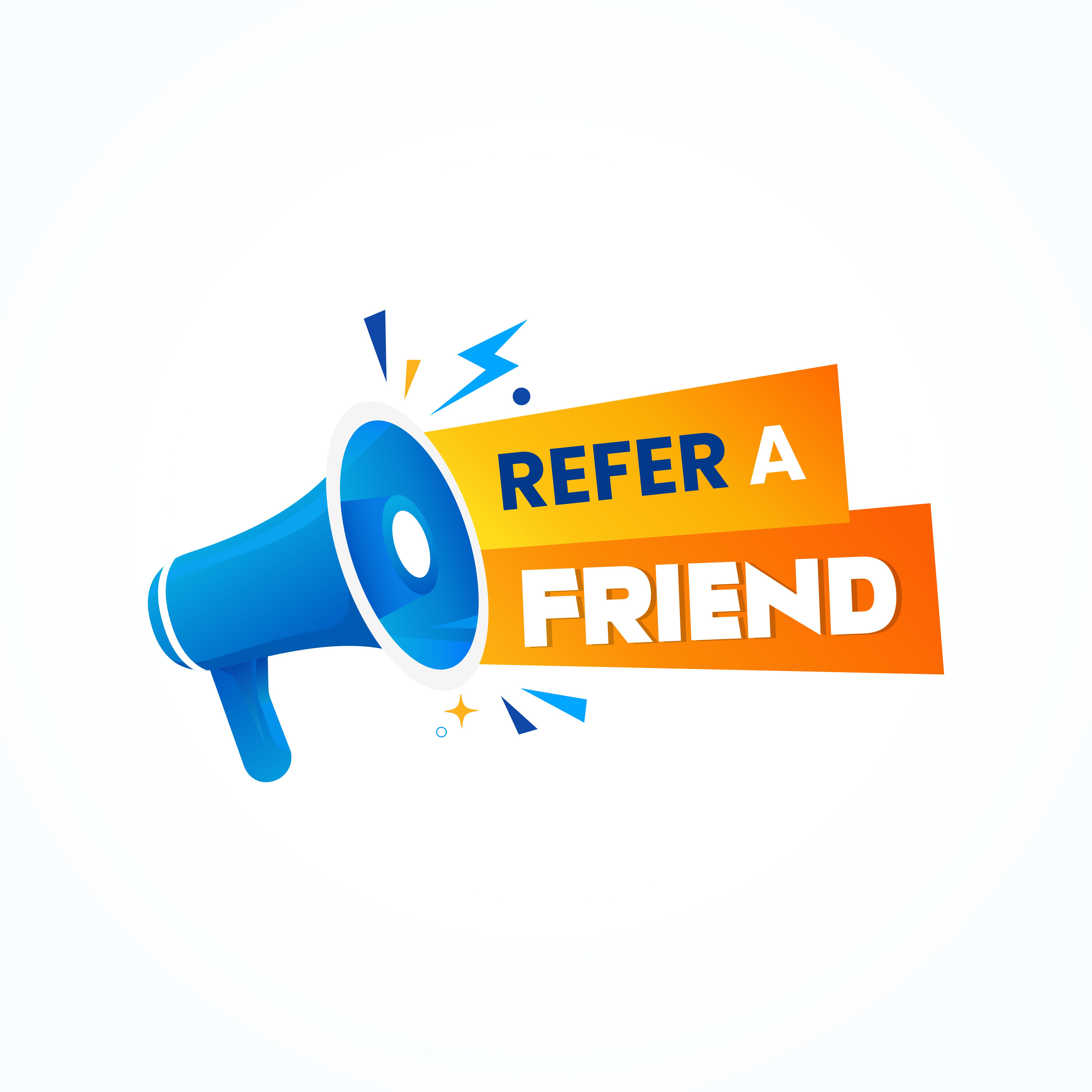 Happy homeowners sharing referrals for cleaning services